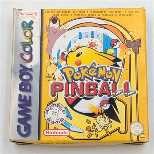Pokemon Pinball - Original Æske - GameBoy Color (B Grade) (Genbrug)